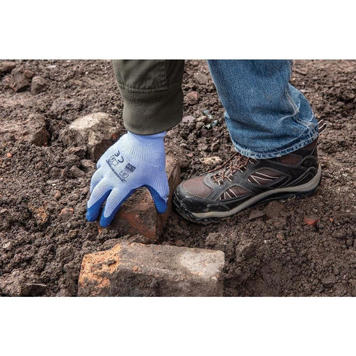 Silverline Latex Builders Gloves L 9 Silverline  - Town Parts