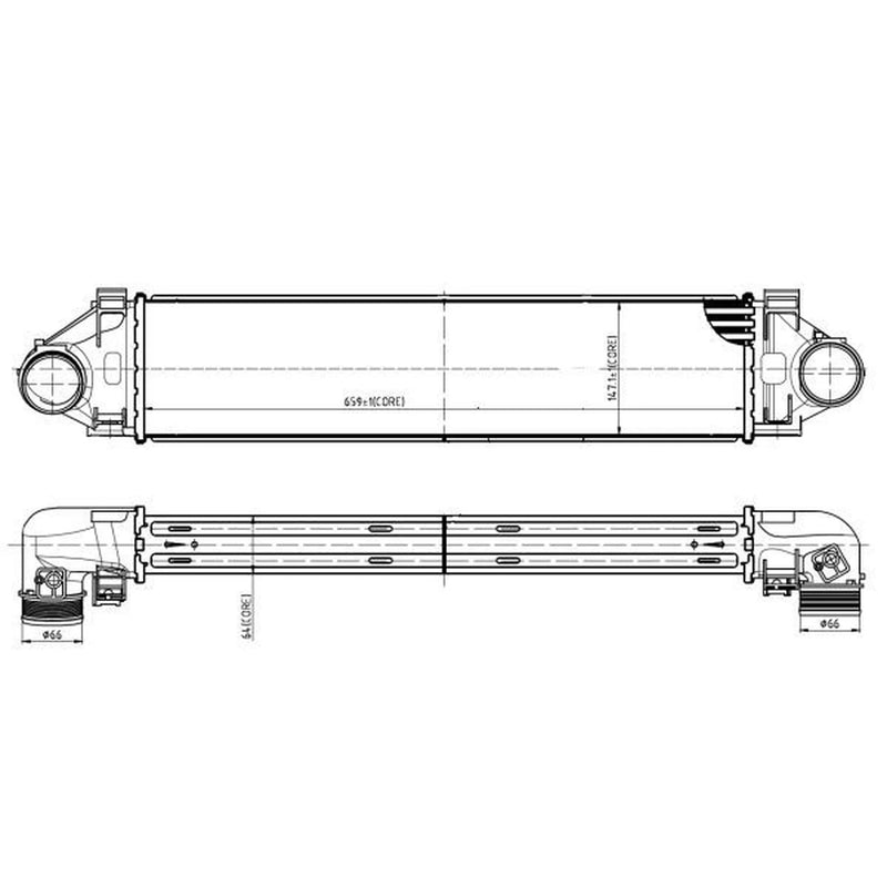 NRF Intercooler (Charge Air Cooler) 309064