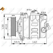 NRF Air Conditioning Compressor 32146