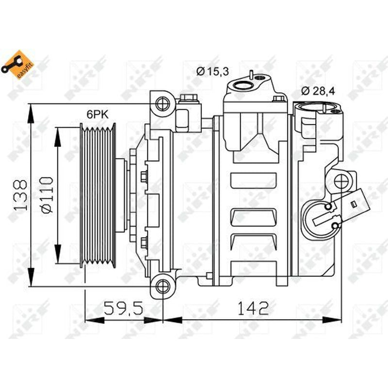 NRF Air Conditioning Compressor 32146