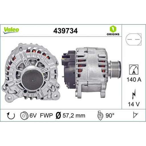 Valeo Car Alternator 12V 439734