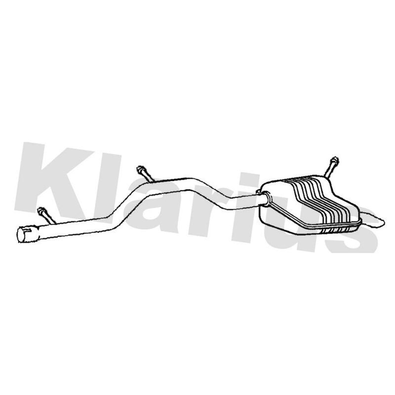 Klarius Box With Tail Pipe Rear SK137L