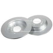 Borg & Beck 2 x Solid Rear Brake Discs BBD5398