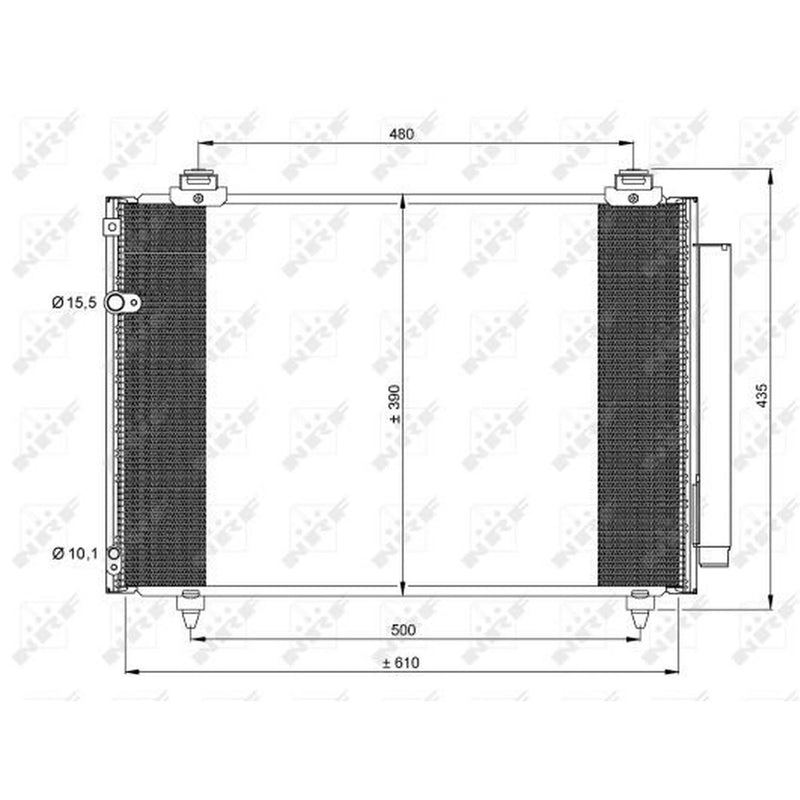 NRF Air Conditioning Condenser 35860