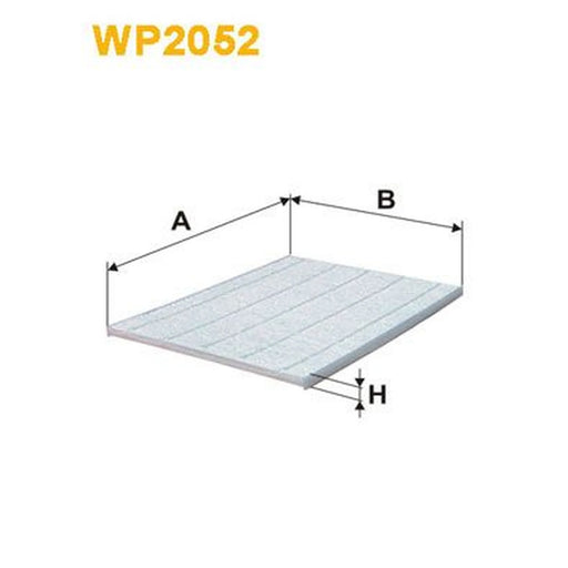 WIX Cabin Air Filter (Pollen Filter) WP2052