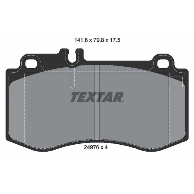 Textar Front Brake Pad Set 2497601