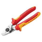 KNIPEX 95 26 165 VDE Cable Shears with Return Spring 165mm - 95 26 165 SB