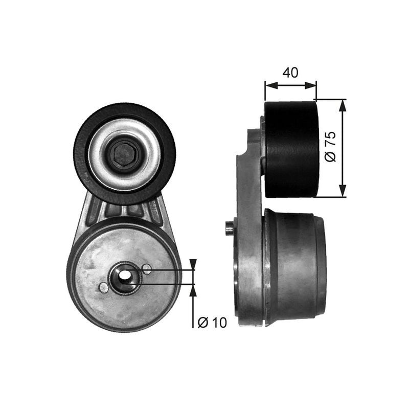 Gates Auxiliary Belt Tensioner T38642