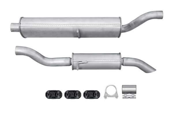 Hella 8LD 366 035-021 Rear Muffler