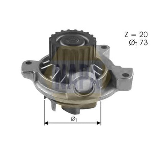 NAPA Engine Cooling Water Pump NWP1077