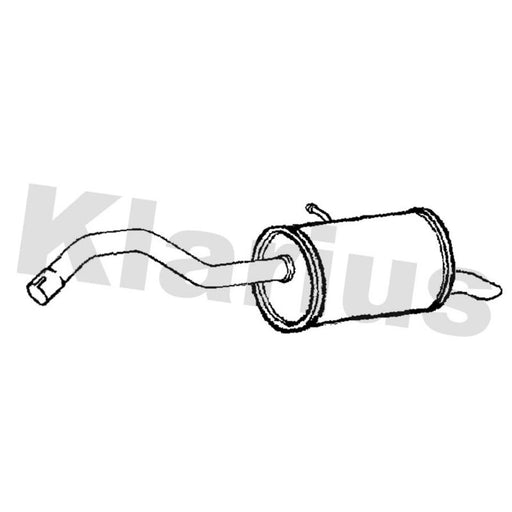 Klarius Box With Tail Pipe Rear RN1136W