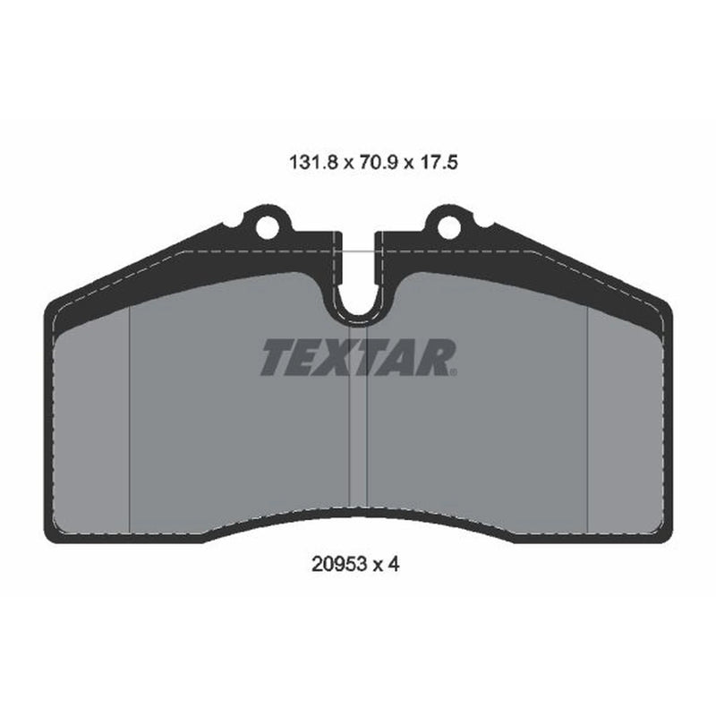 Textar Rear Brake Pad Set 2095311