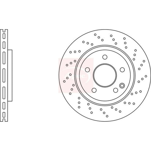 Apec Rear Brake Discs DSK3620