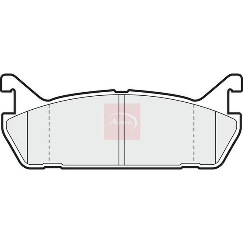Apec Rear Brake Pad Set PAD683