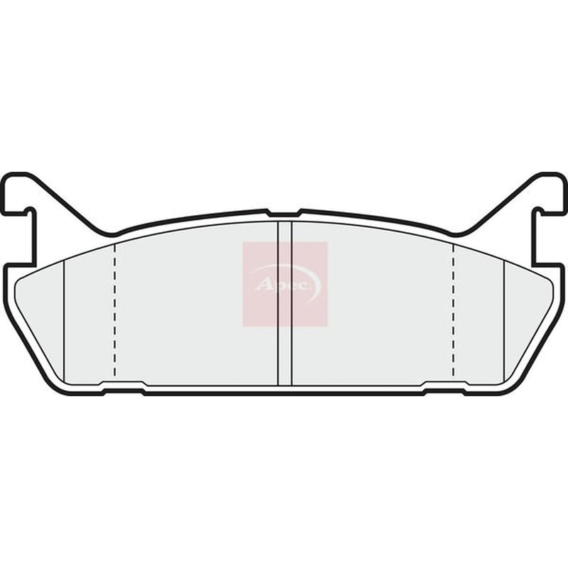 Apec Rear Brake Pad Set PAD683