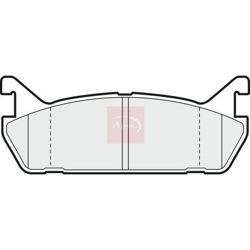Apec Rear Brake Pad Set PAD683