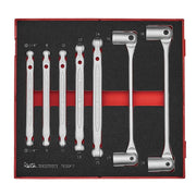 Teng Tools Spanner & Wrench Set FOAM2 7 Pieces