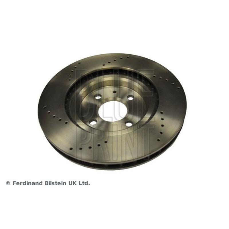 Blue Print 2 x Perforated/Vented Rear Brake Discs ADT343174