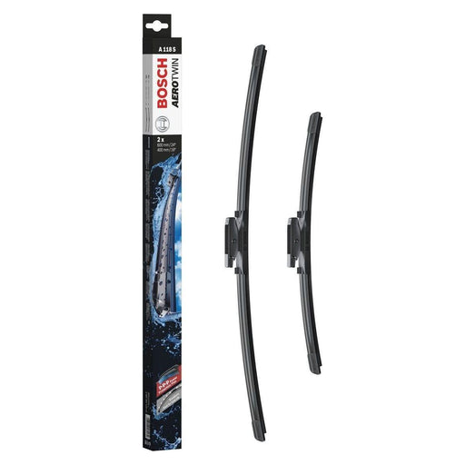 A118S Bosch Aerotwin Front Wiper Blades For Renault Clio Iii Megane Iii Fluence Bosch  - Town Parts