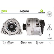 Valeo Car Alternator 12V 443046