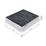 Bosch Cabin Air Filter (Pollen Filter) Behind the rad 1 987 432 364