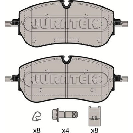 Juratek Front Brake Pad Set JCP4088