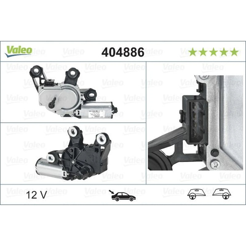 Valeo Front/Rear Wiper Motor Rear 404886