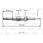 Valeo Diesel Engine Glow Plug 345137