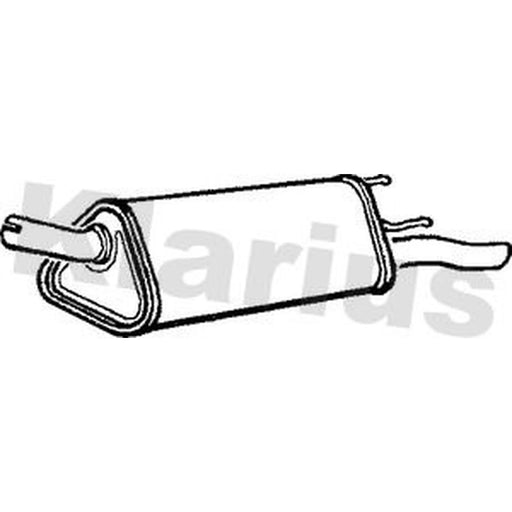 Klarius Box With Tail Pipe Rear GM306C
