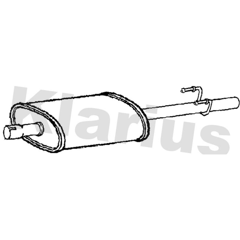 Klarius Box With Centre Pipe Centre VW817J