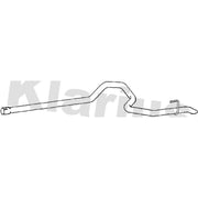 Klarius Exhaust Pipe OD VW853G