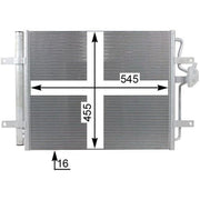 Mahle Air Conditioning Condenser AC 24 000P