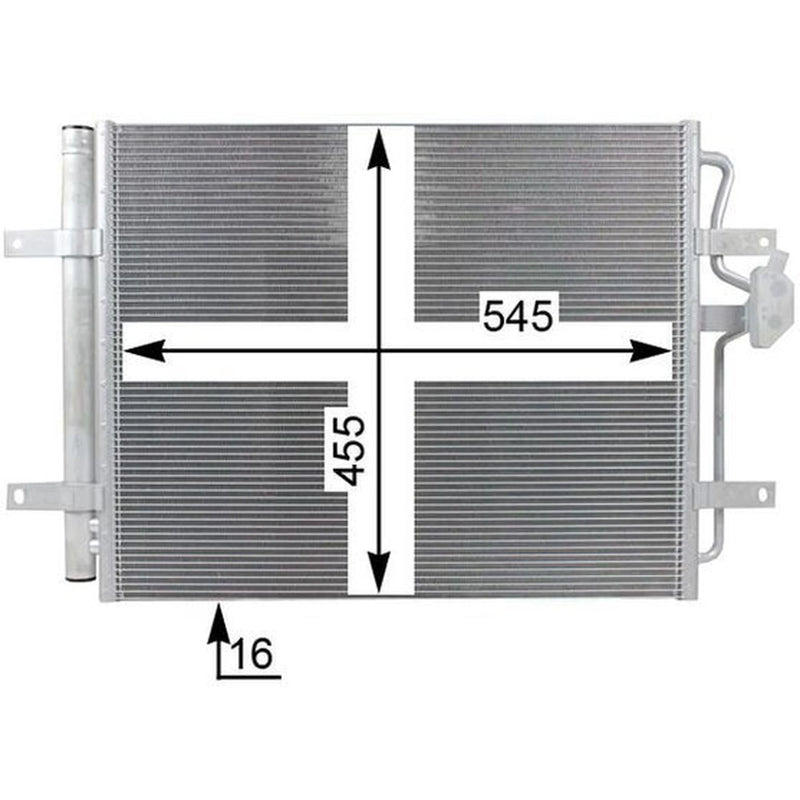 Mahle Air Conditioning Condenser AC 24 000P