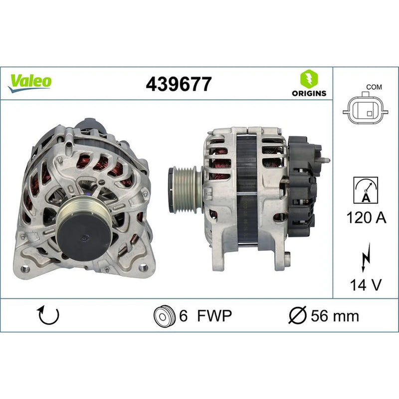 Valeo Car Alternator 12V 439677