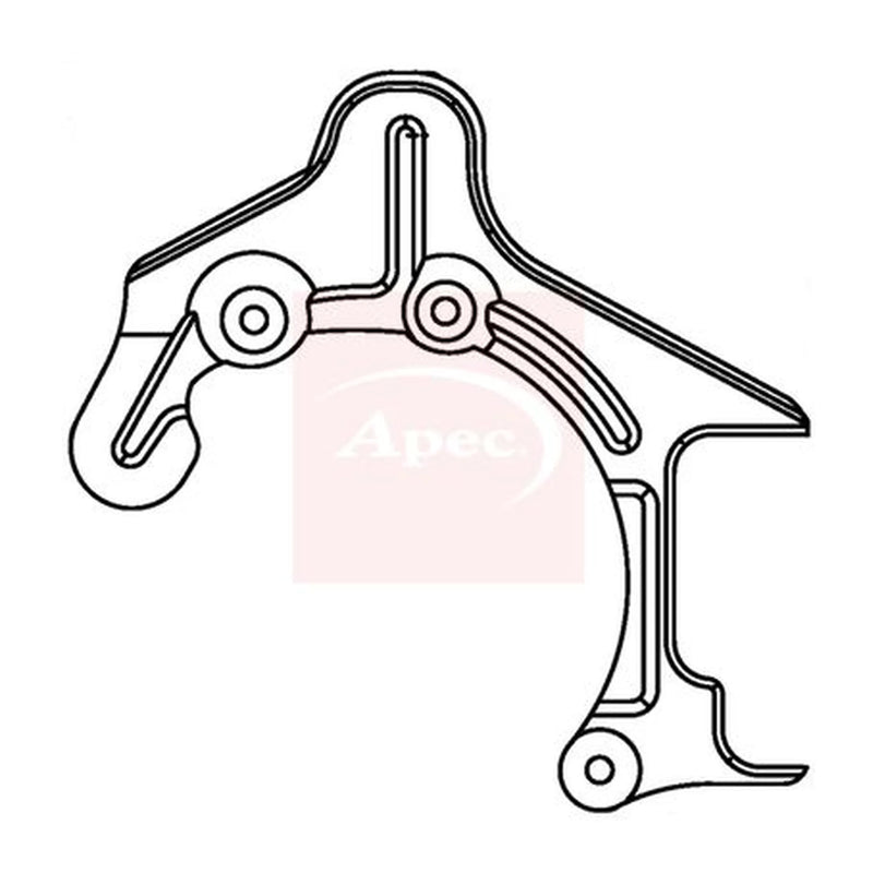 Apec Brake Disc Splash Guard Front Left ASG1141