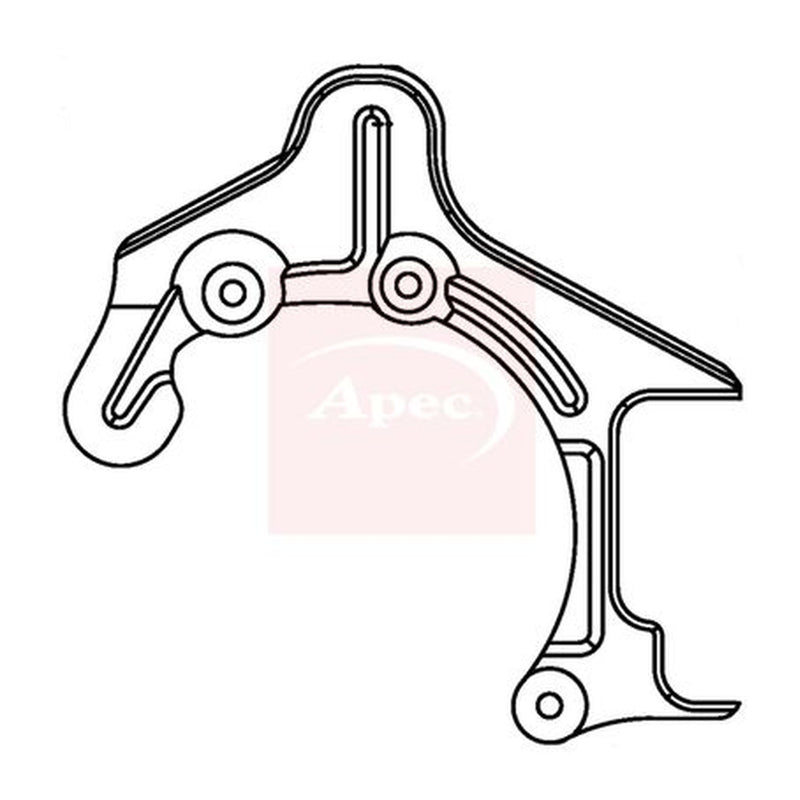 Apec Brake Disc Splash Guard Front Left ASG1141