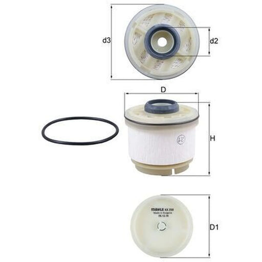 Mahle Fuel Filter Element KX 268D