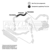 First Line Intercooler Turbo Charge Air Hose Right FTH1432