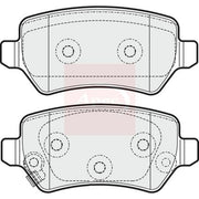 Apec Rear Brake Pad Set PAD1981