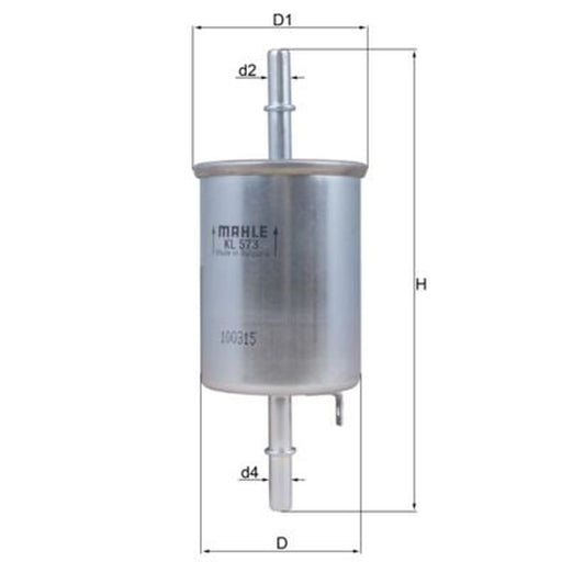 Mahle Fuel Filter Element KL 573