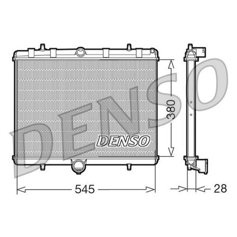 Denso Engine Radiator DRM07060