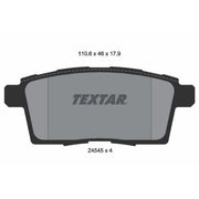 Textar Rear Brake Pad Set 2454501