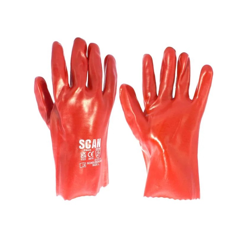 Scan PVC Gauntlets 27cm (11in) - L (Size 9) - 5004-27