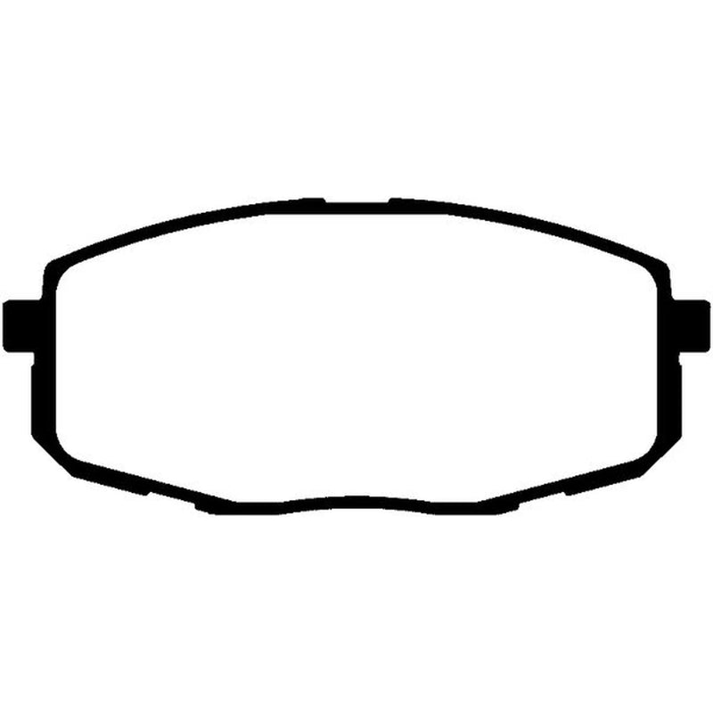 Abtex Front Brake Pad Set PLU1106
