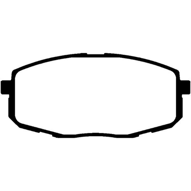 Abtex Front Brake Pad Set PLU1106