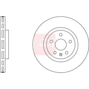 Apec 2 x Vented Front Brake Discs DSK2701