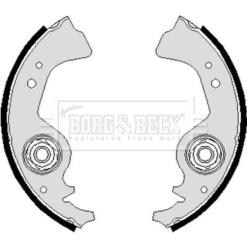 Borg & Beck Brake Shoe Set Axle Kit BBS6244
