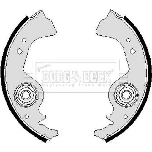Borg & Beck Brake Shoe Set Axle Kit BBS6244
