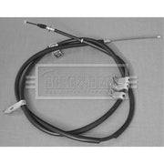 Borg & Beck Handbrake Cable Left Rear BKB3166