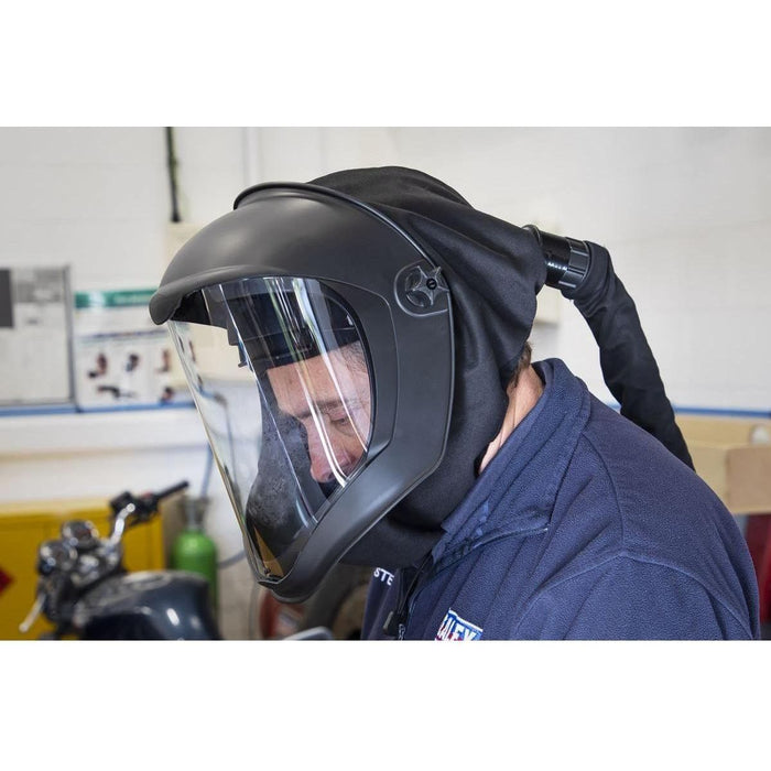 Sealey Face Shield with Powered Air Purifying Respirator (PAPR) SSP80PAPR Sealey  - Town Parts